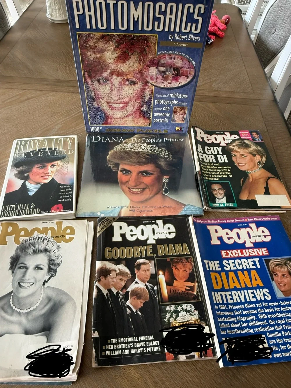 Photomosaics Princess Diana Puzzle! Collection of Diana collectibles
